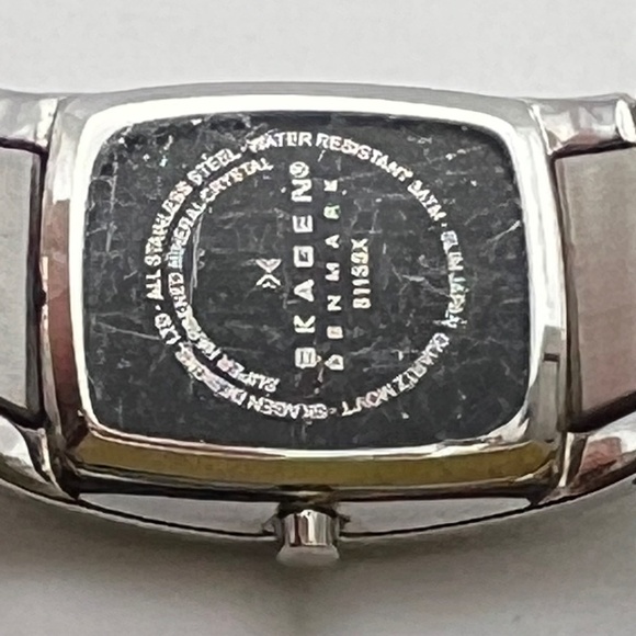 Skagen Denmark Rectangular Silver Women Watch Working - Picture 8 of 8